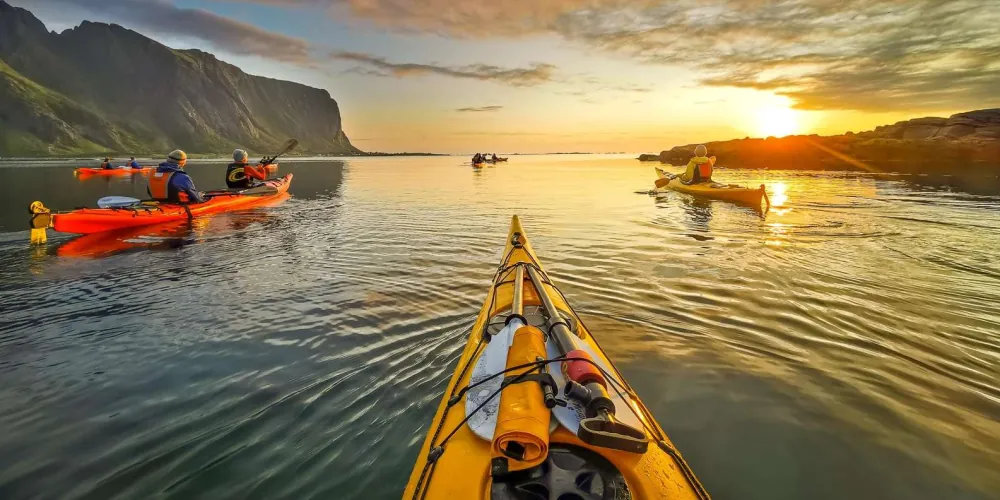 Eggum: Lofoten Islands Midnight Sun Kayak Tour